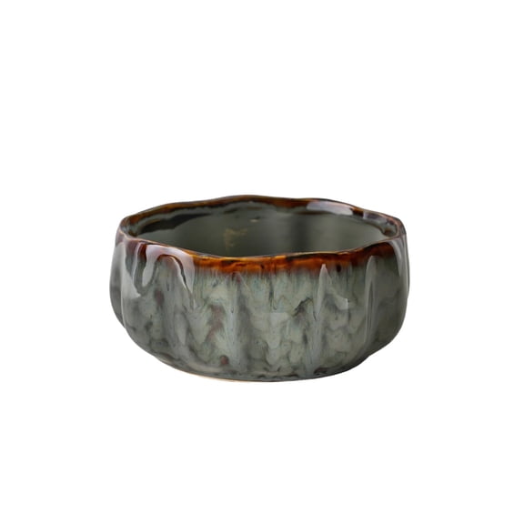 Serene Spaces Living 6.5" Emberstone Ceramic Bowl