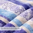 thumbnail image 4 of Sacred Thread Sherpa Fleece Blanket, Soft and Cozy Queen Blanket, Plush Blanket for Sofas & Beds, 4 of 7