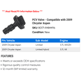 thumbnail image 2 of PCV Valve - Compatible with 2009 Chrysler Aspen, 2 of 2