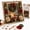 Style 2, variant on 3D Christmas Fabric Poke Art Kit, 3D Fabric Poke Art Kit for Adults with Pre-Cut Squares, Adult DIY Needle Punch Craft Kit, Vintage Holiday Handmade Christmas Decorations