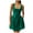 Dark Green, variant on Women's Summer Athletic Tennis Dress with Built in Shorts Square Neck Workout Exercise Active Golf Dresses with Pockets