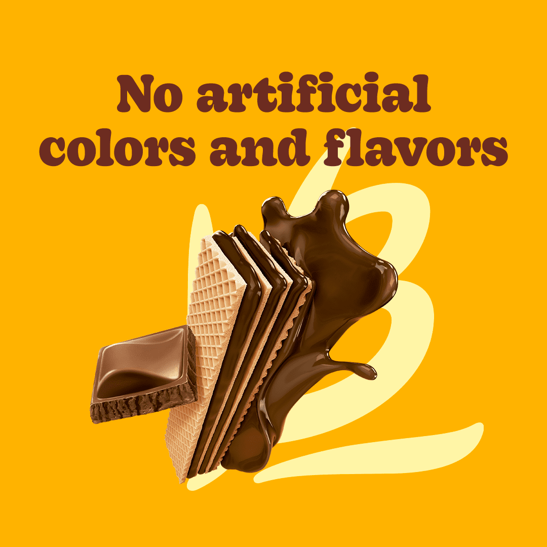 (3 pack) Bauducco Mini Chocolate Wafers, Crispy and Delicate Wafer Cookies with 3 Decadent Layers of Chocolate Cream, No Artificial Flavors or Colors, Pack of 10, 14.12 oz