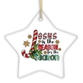 thumbnail image 2 of Festively Fun Jesus is the Reason for the Season Religious Christmas Ornament, 2 of 5