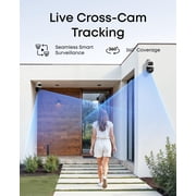 eufy 4K NVR Security Camera System S4 Max 4 Bullet-PTZ Cams, PoE Wired, 24/7 Recording, Triple Lens Bullet-PTZ Cam, 360° PTZ, Up to 16CH, Cross-Cam Tracking, 8× Auto Zoom, Smart Video Search, 2TB HDD