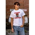 thumbnail image 4 of Crushing Christmas Nutcracker Pun Plus Size Crewneck Graphic Tee Shirt Brisco Brands 5X, 4 of 5