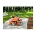 thumbnail image 2 of Best Redwood 72" Solid Wood Picnic Table with Detached Bench in Natural, 2 of 10