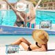 thumbnail image 5 of Clear Makeup Bag Sunscreen Pouch Beach Vacation Essentials Waterproof Summer Stuff Travel Toiletry Purse for Women Teen Girl Personalized Easter Gifts with Preppy Chenille Letter Blue SUN, 5 of 5