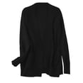 thumbnail image 3 of Hanerdun Women Sweater Cardigans Female Casual Pocket Open Front Cardigan Black M, 3 of 5