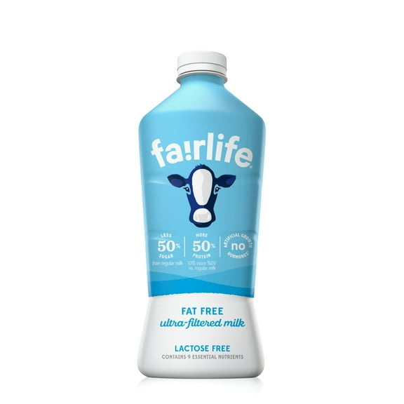 fairlife Lactose Free Fat Free Ultra Filtered Milk, 52 fl oz