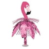 Party Central Pack of 6 Pink and Black Tropical Island Flamingo Cascade Party Table Centerpieces
