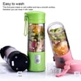thumbnail image 2 of Electric Juicer Household 180W Fruit Vegetable Fast Fast Speed Electric Juicer Speed Blender Cup Hiking Portable Cordless Rechargeable Juice Maker Purple, 2 of 9