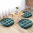 thumbnail image 6 of Indoor Cushion Chair Cushions with Ties Non Slip Comfortable Thick Cotton Fills Memory Foam Chair Cushion Square Foam Pads for Kitchen Dining Office Living Room Patio, 6 of 8
