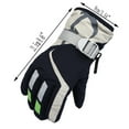thumbnail image 4 of TERGAYEE Kids Winter Gloves Snow Ski,Boys Girls Warm Waterproof Windproof Cold Weather Thermal Fleece Anti Slip Mittens for Skiing Snowboard Outdoor Sport, 4 of 5