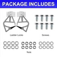 thumbnail image 5 of 2X Cerraduras de Escalera de Extensión de Aluminio Compatibles con , Adecuadas para Kit de Bloqueo de 28-11, Accesorios de Escalera de Extensión, 5 of 5