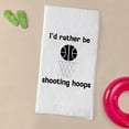 thumbnail image 3 of CafePress - I'd Rather Be Shooting Hoops - Large Beach Towel, Soft 30"x60" Towel with Unique Design, 3 of 3