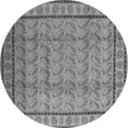 thumbnail image 1 of Ahgly Company Indoor Round Oriental Gray Industrial Area Rugs, 6' Round, 1 of 4