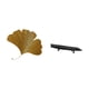thumbnail image 5 of Elegante Arte De Pared De Hoja De Ginkgo Con Bandeja De Madera Rústica, Escultura Decorativa Multiusos Para Sala De Estar, Oficina, Comedor Y Mesa De Centro., 5 of 8