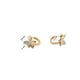 thumbnail image 3 of Aretes en oro laminado con diseño de mariposa  con incrustaciones de cristales Sporty Fast Aretes en oro laminado con diseño de mariposa  con incrustaciones de cristales, 3 of 6