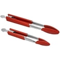 thumbnail image 4 of Rachael Ray Lil' Huggers Dishwasher Safe Lazy Locking Cooking Tongs / Salad Serving Tools / Multi Purpose - 2 Piece, Red, 4 of 4