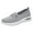 Grey, variant on Women's Wide Width Orthopedic Sneakers Slip On Breathable Mesh Non-Slip Walking