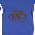 thumbnail image 3 of Inktastic Real Cowboys Gift Baby Boy or Baby Girl Bodysuit, 3 of 4