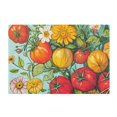 thumbnail image 7 of Yayeee Bath Rug for Bathroom Floor Non Slip Rectangle Fluffy Soft Absorbent Mat, 16"x24", Vibrant Tomatoes, 7 of 7