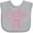 AC-Heather Grey, variant on Inktastic Cutie Pie Pink Boys or Girls Baby Bib