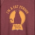 thumbnail image 3 of Hocus Pocus - I'm a Cat Person - Women's Lightweight French Terry Long Sleeve Shirt, 3 of 5