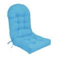 thumbnail image 4 of Cojín para silla con respaldo alto, cojín para chaise lounge, cojín impermeable para silla para respaldo de asiento al aire libre para patios y jardin Azul claro, 4 of 9
