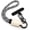 Black White, variant on Cowhide Leather Phone Wrist Strap, Adjustable Key Lanyard,Stylish Wristlet Keychains for Women&Men