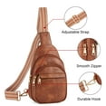 thumbnail image 5 of BOSTANTEN Small Sling Bag for Women Leather Crossbody Bags Fanny Pack Chest Bag for Travel, 5 of 7