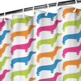 thumbnail image 3 of Colorful Funny Dachshund Shower Curtain 36"x72" ,Bathroom Decorative Shower Curtains Set with 12 Hooks,Modern Waterproof Washable Shower Curtain, 3 of 6