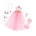 thumbnail image 1 of Conjunto de disfraz de princesa Yinane para niñas Rosa, 1 of 8