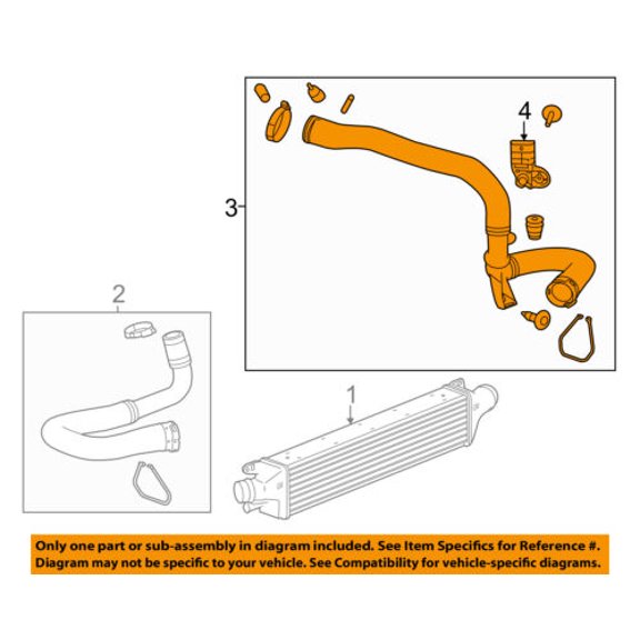 Chevrolet GM OEM 12-15 Sonic-Intercooler Hose Tube 95182749