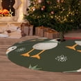thumbnail image 6 of Sikiie Mallard Ducks Wild Birds 30-48 inches {designName} Print Christmas Tree Skirt Snowman Xmas Tree Skirt with Edge Christmas Decorations for Holiday Party-30", 6 of 7