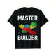 thumbnail image 1 of Boys' Master Builder Graphic Tee - Breathable Cotton, Casual Crew Neck Short Sleeve Shirt for Youngsters & Men - Perfect Summer Gift, 1 of 8