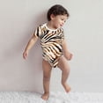 thumbnail image 4 of Pofeuu Watercolor Zebra Print Baby Boys Short-Sleeve Bodysuit,Just Born Unisex Baby Short Sleeve Bodysuits Undershirt-18 Months, 4 of 7
