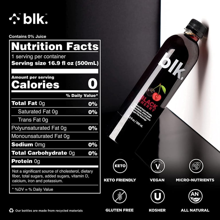 blk. Essential Flavors - Water Infused with Fulvic Minerals
