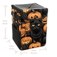thumbnail image 5 of Cat Foldable Car Garbage Can with Lid, Leak-proof Mini Trash Can, Hanging Storage Bag - Trash Can for Car, 5 of 6