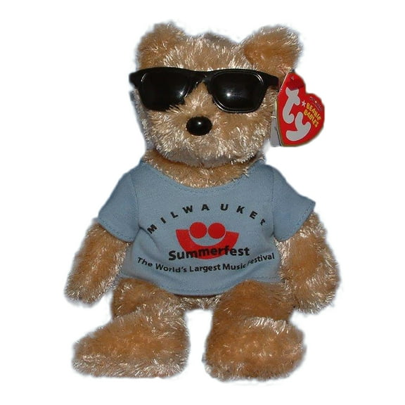 Ty Beanie Baby: Summerfest the Bear | Stuffed Animal | MWMT's
