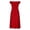 Red, variant on Sentmoon House Dresses for Women with Pockets Office Stretchy Regular Fit Wedding Guest Dress 2026 Solid Color Bandeau Long Summer Dresses for Beach and Vacation S