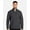 Black Heather, variant on NE725 Men's Spirit Textured Quarter-Zip Pullover-Black Heather-3XL