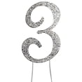 thumbnail image 1 of Sparkling Rhinestone Metal Crystal Cake Topper, 1 of 1