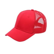 babydream1 Women Adjustable Ponytail Baseball Cap Girl Snapback Outdoor Caps Female Summer Hats Mesh Net Trucker Hat