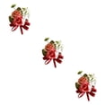 thumbnail image 1 of Guardurnaity Flor artificial de boda de larga duración - de ramillete de boda de bajo mantenimiento rojo Type1 NO1, 1 of 6