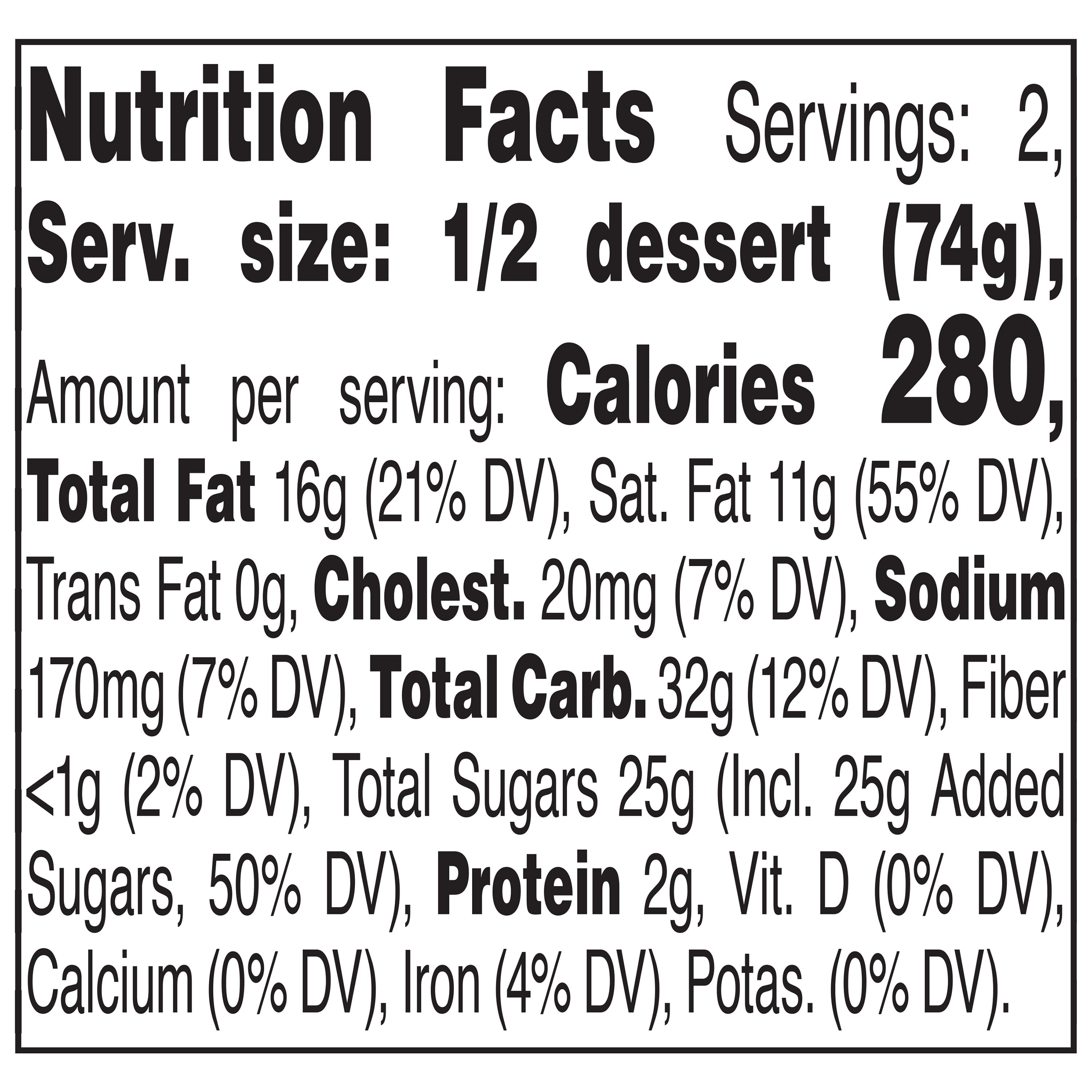 Marketside Chocolate Cookies 'n Crème Mousse Dessert Cup, Cookie Piece Topping, Creamy, 5.25 oz (Refrigerated)