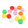 thumbnail image 2 of 100Pcs Plastic Empty Toy Vending Capsules Half Clear Half Color  Ball, 2 of 7