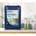 thumbnail image 5 of Beauty Threadz- 100% Cotton Bath Towels 4 Piece Set Soft Fluffy, Absorbent and Quick Dry Perfect for Daily Use – 500 GSM 27” x 54”, Navy Blue, 5 of 7