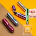 thumbnail image 5 of Portable Mini Refillable Perfume Atomizer Bottle，5ml Atomizer Refillable Perfume Spra Bottle, Scent Pump Case, Perfume Atomizer Refillable Travel(4 Pack) (Rose Red, Red, Green, Purple), 5 of 5