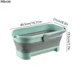 thumbnail image 2 of Cubo Plegable Verde - Práctico y Portátil para Limpieza y Camping (46.5x21 cm)  

Resistente de Plástico, Ideal para Mopas y Actividades al Aire Libre - Fácil Almacenamiento en Auto o Casa  

Incluye, 2 of 6